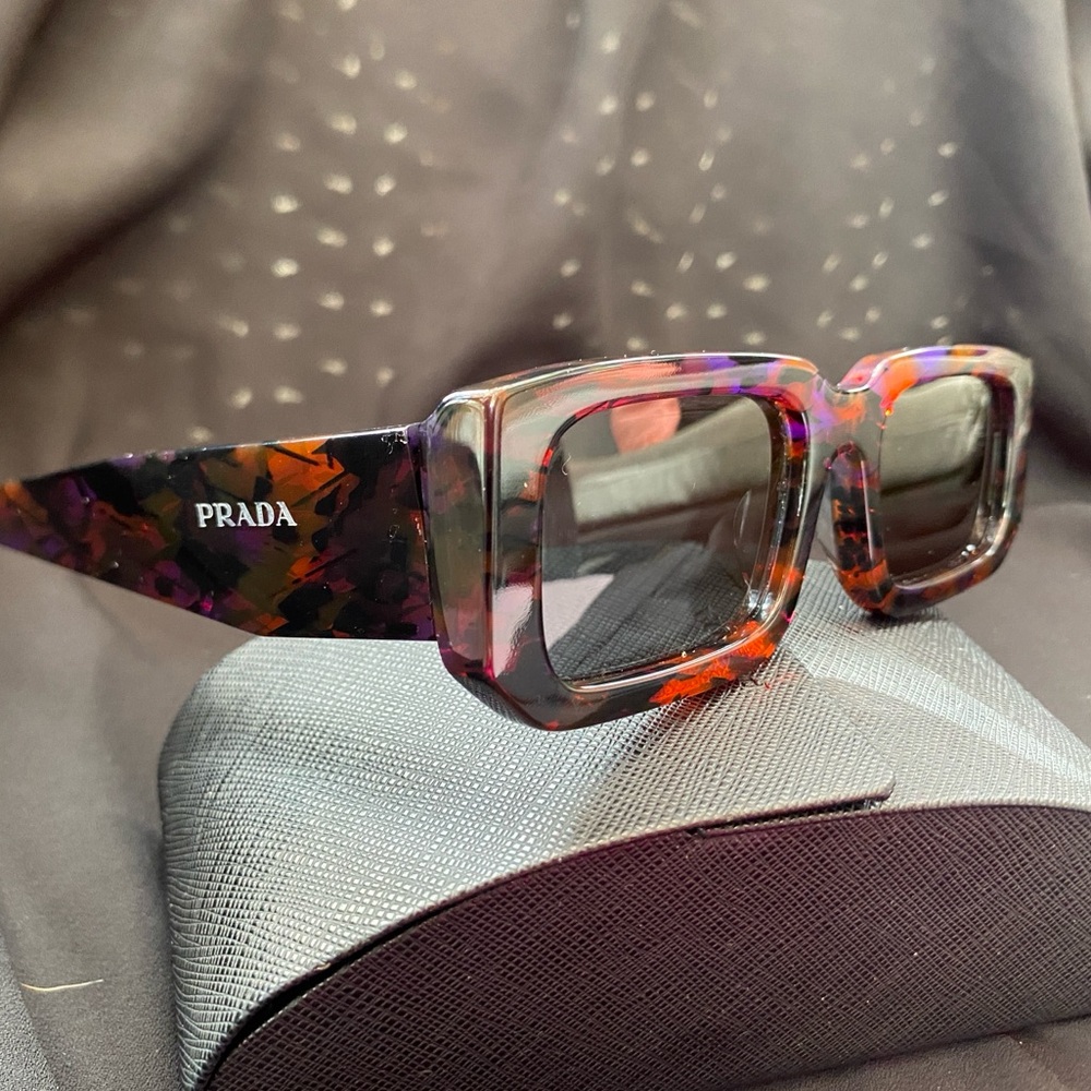 Prada Multicolor Tortoiseshell Sunglasses - image 2
